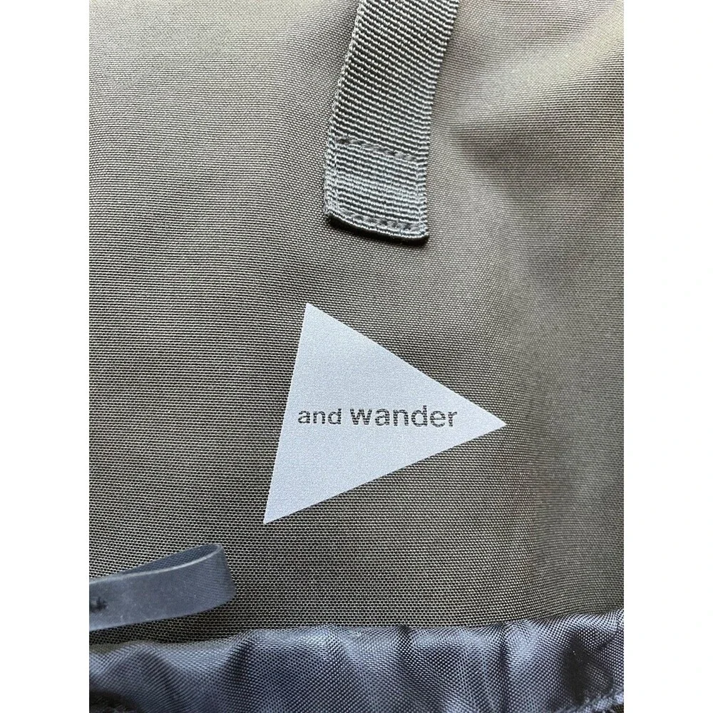 And Wander PE/CO 2-Way Tote Shoulder Bag Waterproof Khaki Travel EDC - Pristine